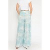 Women's WIDE LEG DRAWSTRING PANT - OLIVACEOUS - 3 of 3