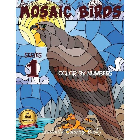 Download Mosaic Birds Color By Numbers Series 1 By Liudmila Coloring Books Paperback Target