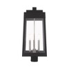 Livex Lighting Oslo 3 - Light Post Light in  Black - 3 of 4