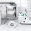 OU Kitchen Sink Organizer 3pc Set, Dish Drying Rack, Cutlery Drainer & Soap Dispenser Caddy with Sponge Holder, Countertop Dish Drainer & Strainer - 2 of 4