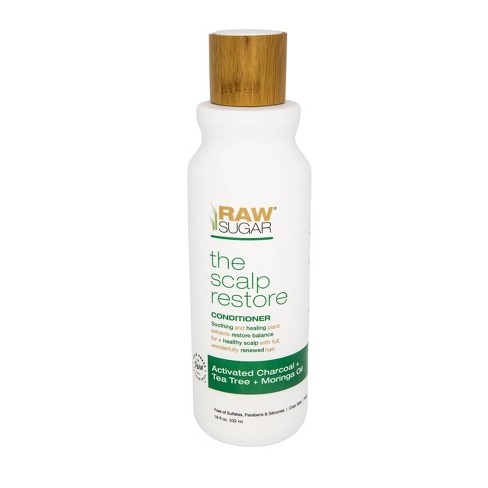 Raw Sugar Conditioner Scalp Renew Activated Charcoal + Tea Tree ...