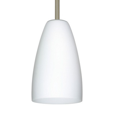 Besa Lighting Riva 9 1 - Light Pendant in  Satin Nickel