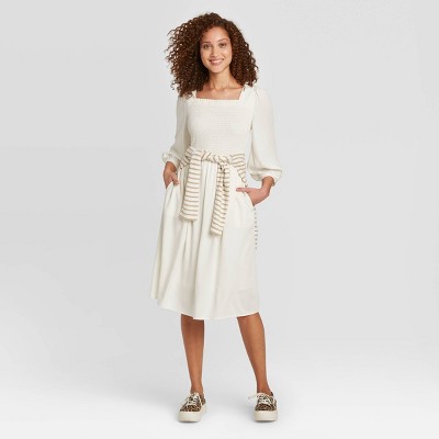 target cream dress