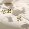 Sanctuary Project Statement Flower Stud Earrings Gold - 4 of 4