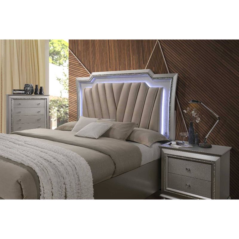 Kaitlyn Bed with LED Headboard - Acme Furniture, 5 of 7