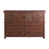 Dex Dresser Walnut Brown - Picket House Furnishings: 8-Drawer Bedroom Bureau with Cabinet, Rustic Finish - 3 of 4