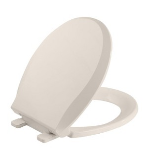 Toilet Seat, Quiet and Soft-Close, Safe PP Material, with Accessories, Easy to Install and Remove, Universal Design, Suitable for Standard Toilets - 1 of 4