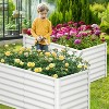 Raised Garden Bed, Metal Raised Garden Beds Outdoor, Rectangular Planter Box for Planting Plants, Vegetables and Flower - 2 of 4