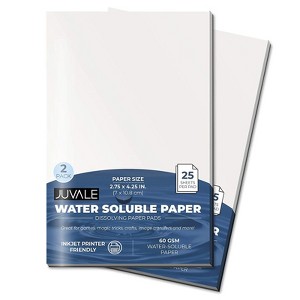 Juvale Spy Paper Dissolving Note Pad (4.25 x 2.75 in., 2 Pack) - 1 of 4