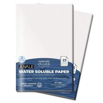 Juvale Spy Paper Dissolving Note Pad (4.25 x 2.75 in., 2 Pack)