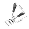 Unique Bargains Women Chrome Flat Handle Eyelash Curler 1 Pc - 2 of 3