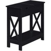 HomeStock Flip Top End Table with Charging Station, USB Ports and Outlets, Storage and Cable Management Accent Table for Any Room - 4 of 4