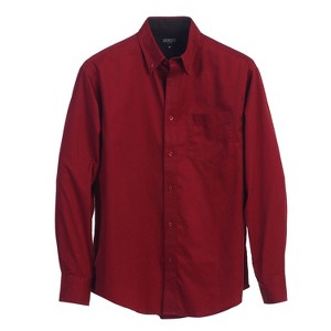 Gioberti Men's 100% Cotton Twill Oxford Shirt with Contrast - 1 of 3