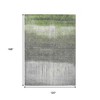 HomeRoots 10' X 14' Fern Green And Gray Abstract Washable Indoor Outdoor Area Rug - 3 of 3