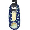 Seven Times Six Star Wars Grogu Baby Yoda Slippers Frog Character Slipper Socks No-Slip Sole Blue - 4 of 4