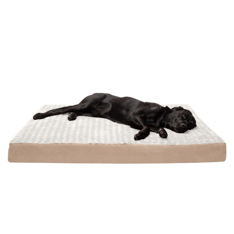 FurHaven Ultra Plush Deluxe Full Support Orthopedic Mattress Pet Bed, 1 of 4