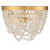Crystorama Lighting Fiona 3 - Light Flush Mount in  Antique Gold - 2 of 4