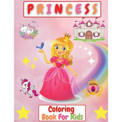 Princess Coloring Book For Kids - by  Manlio Venezia (Paperback)