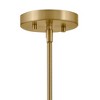 Lark Hux 7 - Light Chandelier in  Lacquered Brass - 2 of 4