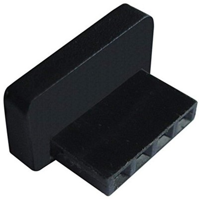 Cal Lighting LTLS-ENDCAP Transitional End Cap from Ltls Series Collection in Black Finish, 0.63 inches