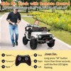 24V Powered Wheels 2-Seater Kids Ride-On Car with Remote Control, Ride On Off-road Car Toy with Adjustable Speeds, Musics, Easy Assembly - 4 of 4
