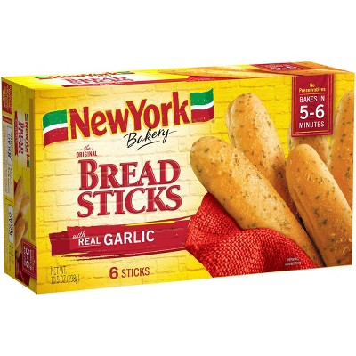 New York Bakery Frozen Breadsticks with Garlic - 10oz