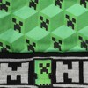Minecraft Mine Creeper Blocks Boy's Cuff Beanie & Gloves Set - 3 of 4