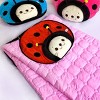 Slickblue Ladybug Soft Micro Fleece Pillow Blanket - 39.4" x 59.1", Zippered Cushion & Blanket, 4 Color Options - 3 of 4