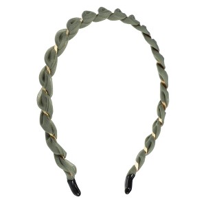 Unique Bargains Women's Fashion Elegant Mesh Fine Twist Headband 4.92" ID 1 Pc - 1 of 4