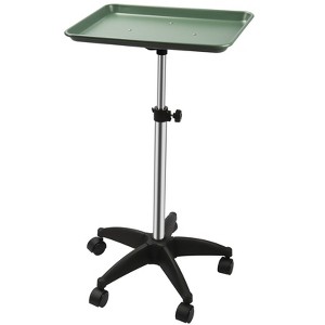 Multicolor Salon Tray with Wheels Tattoo Tray Rolling Trolley - 1 of 4