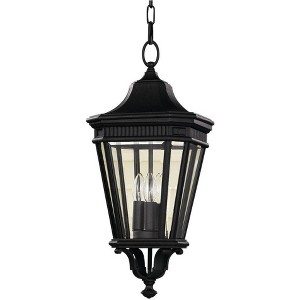 Generation Lighting Cotswold Lane 21 1/2" Black Outdoor Hanging Light - 1 of 2