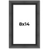 PosterPalooza | Photo Size Refined Black Picture Frame - UV Acrylic, Foam Board Backing, Hanging Hardware - 2 of 4