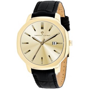 Christian Van Sant Men's Octavius Slim Gold Dial Watch - CV0538 - 1 of 1
