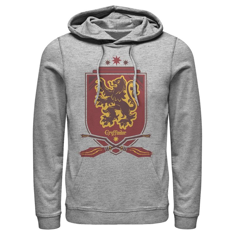Men's Harry Potter Gryffindor House Shield Pull Over Hoodie, 1 of 5