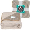 PetAmi Waterproof Dog Blanket, Leakproof Fleece Throw for Pet Cat Puppy Kitten, Reversible Washable Soft Plush Cover - 2 of 4