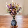 Alilang Vibrant Wildflower-Inspired Dried Flowers Floral Arrangement, 17.8 Inches - Blue - 2 of 4