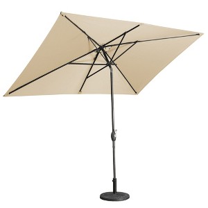 Mondawe 10ft Rectangular Outdoor Patio Umbrella with Tilt and Crank - 1 of 4