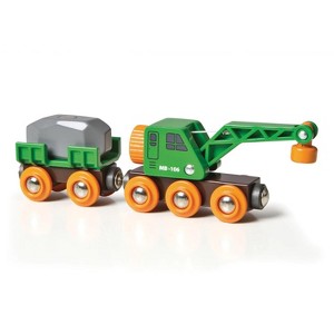 BRIO Clever Crane Wagon 33698 - 1 of 2