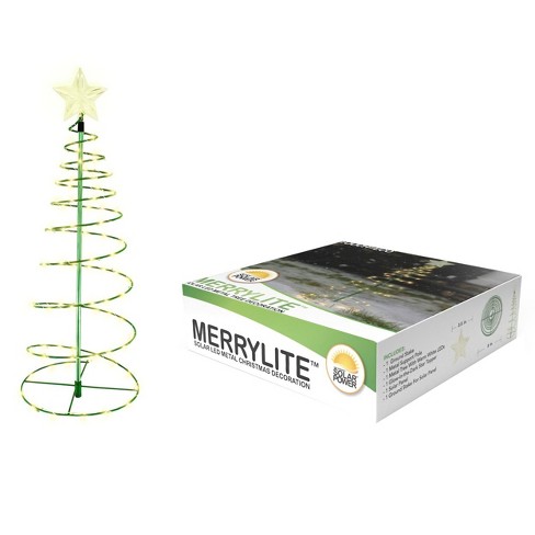 Touch Of ECO Solar LED Christmas Tree with Weather Resistant Steel Frame, MERRYLITES - image 1 of 4