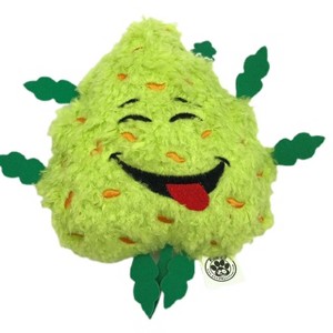 Angel Sar Squeaky Weed Nugget Dog Toy, Funny 420 Plush Stuffed Pot Leaf Toy with Squeaker, Novelty Gift for Puppies & Dogs of All Sizes - 1 of 4