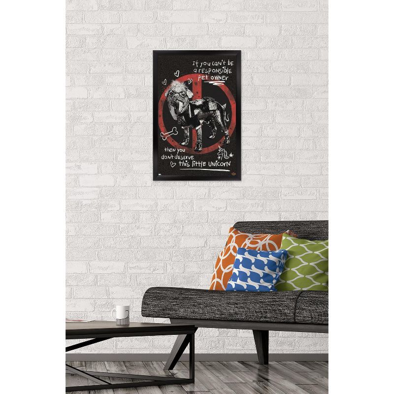Trends International Marvel Deadpool & Wolverine - Little Unicorn Framed Wall Poster Prints, 2 of 7