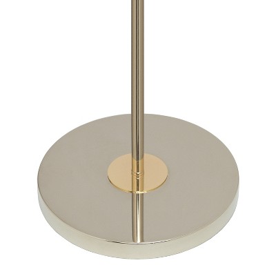 Elegance 65.5'' Gold and Silver Arrow Candlestick Floor Lamp