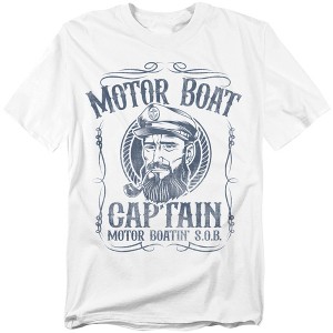 Men's Motor Boat Captain T-Shirt - 1 of 4
