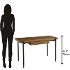 Hekman 23742 Desk With Forged Legs 2-3742 Bedford - 2 of 2