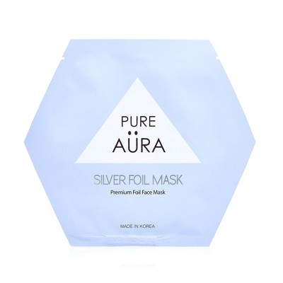 Pure Aura Silver Foil Mask - 0.88 fl oz