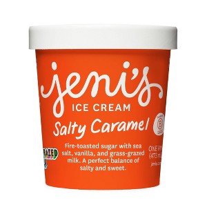 Jeni's Frozen Salty Caramel  Ice Cream - 16oz - 1 of 4