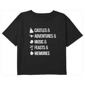 Girl's Disney Just Princess Things Crop T-Shirt - 1 of 3