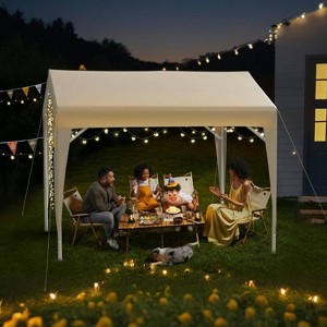 GustoWave Outdoor 10'x10' Waterproof Oxford Fabric Canopy Tent for Weddings - 1 of 4