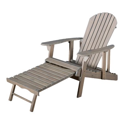 outdoor chair with footrest