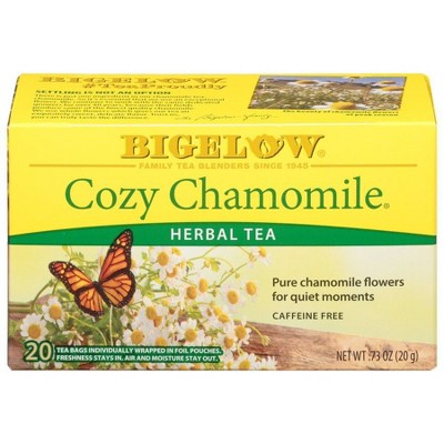 Bigelow Cozy Chamomile Herbal Tea  case of 6/18
